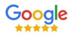 A google logo with five stars representing exceptional bathroom cabinet items.